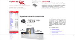 Desktop Screenshot of impresora.diplotop.es