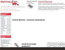 Tablet Screenshot of control-remoto.diplotop.es