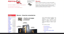 Desktop Screenshot of nevera.diplotop.es