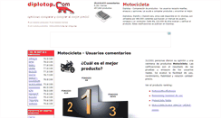 Desktop Screenshot of moto.diplotop.es