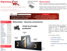 Tablet Screenshot of moto.diplotop.es