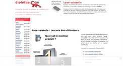 Desktop Screenshot of lave-vaisselle.diplotop.fr
