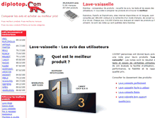 Tablet Screenshot of lave-vaisselle.diplotop.fr