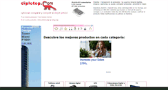 Desktop Screenshot of diplotop.es