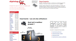 Desktop Screenshot of imprimante.diplotop.fr