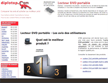 Tablet Screenshot of lecteur-dvd-portable.diplotop.fr