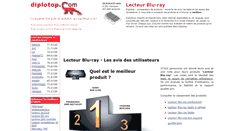 Desktop Screenshot of lecteur-blu-ray.diplotop.fr