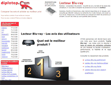 Tablet Screenshot of lecteur-blu-ray.diplotop.fr