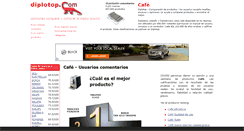 Desktop Screenshot of cafe.diplotop.es