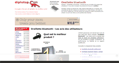 Desktop Screenshot of oreillette-bluetooth.diplotop.fr