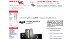 Desktop Screenshot of lecteur-enregistreur-dvd.diplotop.fr