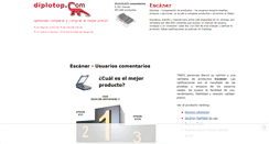 Desktop Screenshot of escaner.diplotop.es