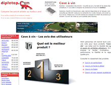 Tablet Screenshot of cave-a-vin.diplotop.fr