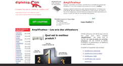 Desktop Screenshot of amplificateur.diplotop.fr