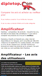 Mobile Screenshot of amplificateur.diplotop.fr