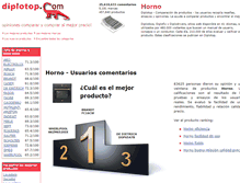 Tablet Screenshot of horno.diplotop.es