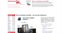 Desktop Screenshot of portable.diplotop.fr
