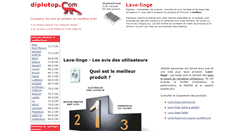 Desktop Screenshot of lave-linge.diplotop.fr