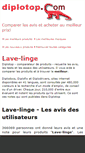 Mobile Screenshot of lave-linge.diplotop.fr