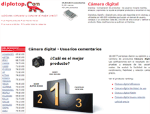 Tablet Screenshot of camara-digital.diplotop.es